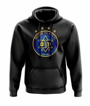 Maccabi Tel Aviv Logo Hoody (Black)