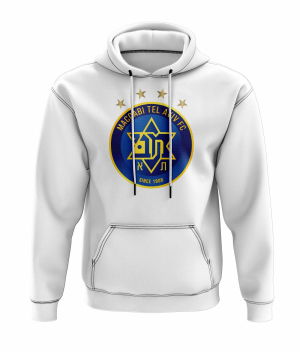 Maccabi Tel Aviv Logo Hoody (White)