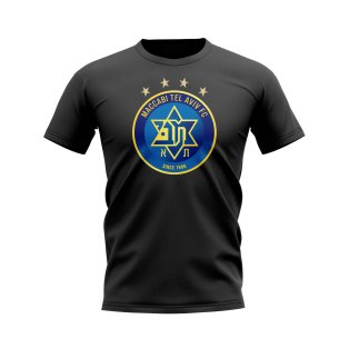 Maccabi Tel Aviv Logo T-shirt (Black)