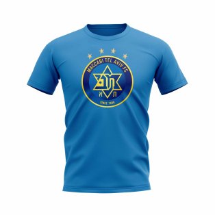 Maccabi Tel Aviv Logo T-shirt (Blue)