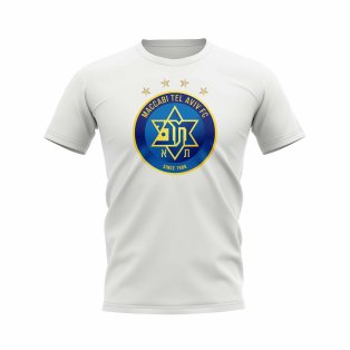 Maccabi Tel Aviv Logo T-shirt (White)