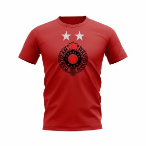 Partizan Belgrade Logo T-shirt (Red)