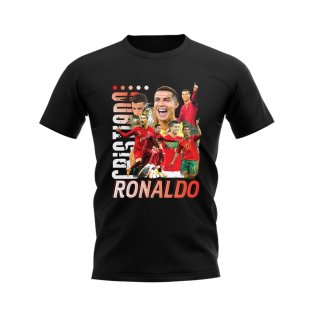 Cristiano Ronaldo Bootleg T-Shirt (Black)