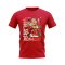 Cristiano Ronaldo Bootleg T-Shirt (Red)
