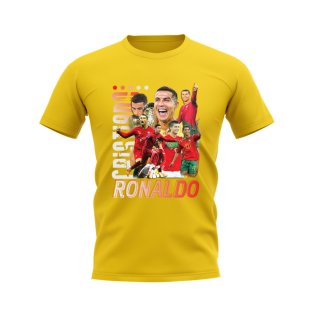 Cristiano Ronaldo Bootleg T-Shirt (Yellow)