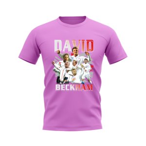 David Beckham Bootleg T-Shirt (Pink)