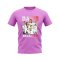 David Beckham Bootleg T-Shirt (Pink)
