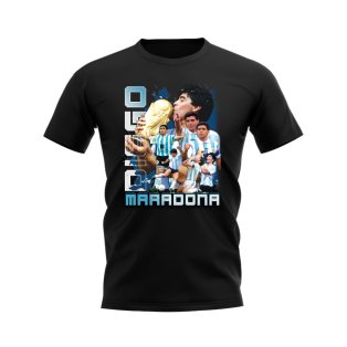 Diego Maradona Bootleg T-Shirt (Black)