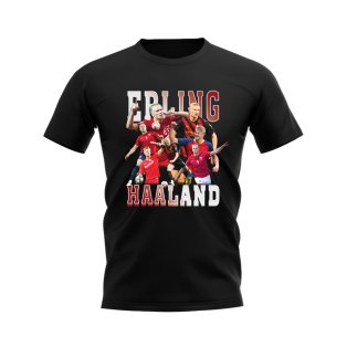 Erling Haaland Bootleg T Shirt (Black)