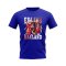Erling Haaland Bootleg T Shirt (Blue)