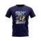 Kylian Mbappe Bootleg Football T-Shirt (Navy)