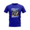 Kylian Mbappe Bootleg Football T-Shirt (Blue)