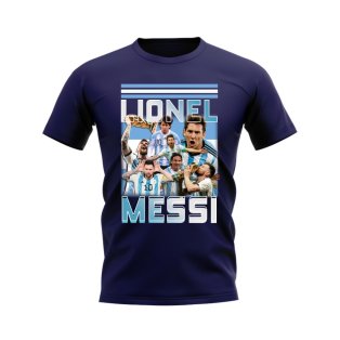 Lionel Messi Bootleg T-Shirt (Navy)