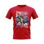 Zinedine Zidane Bootleg T-Shirt (Red)