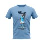 Erling Haaland Manchester City Graphic T-Shirt (Sky Blue)