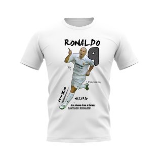 Ronaldo Real Madrid Graphic T-Shirt (White)