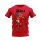 Steven Gerrard Liverpool Graphic T-Shirt (Red)