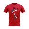 Thierry Henry Arsenal Graphic T-Shirt (Red)