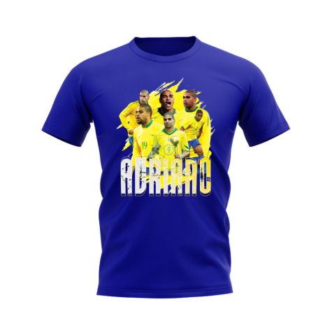 Adriano Brazil Bootleg T-Shirt (Blue)