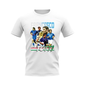 Francesco Totti Italy Bootleg T-Shirt (White)