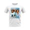 Gabriel Batistuta Argentina Bootleg T-Shirt (White)