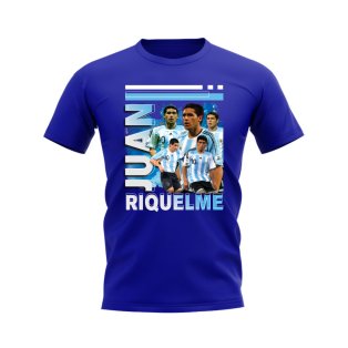 Juan Riquelme Argentina Bootleg T-Shirt (Blue)