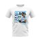 Juan Riquelme Argentina Bootleg T-Shirt (White)