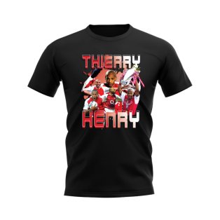Thierry Henry Arsenal Bootleg T-Shirt (Black)