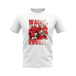 Wayne Rooney Manchester United Bootleg T-Shirt (White)