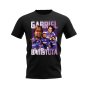 Gabriel Batistuta Fiorentina Bootleg T-Shirt (Black)
