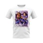 Gabriel Batistuta Fiorentina Bootleg T-Shirt (White)