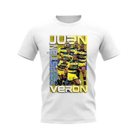 Juan Sebastian Veron Parma Bootleg T-Shirt (White)