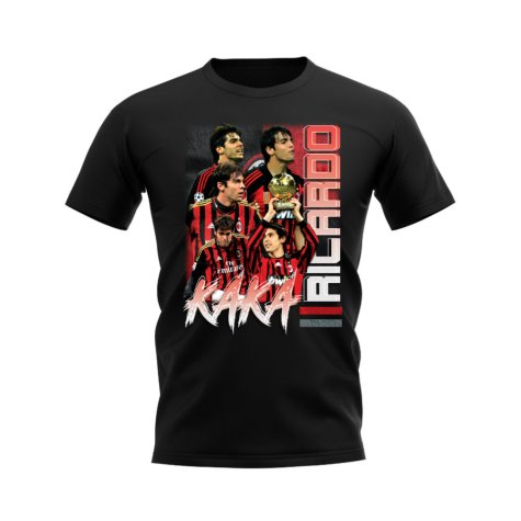 Kaka AC Milan Bootleg T-Shirt (Black)