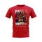 Paolo Maldini AC Milan Bootleg T-Shirt (Red)