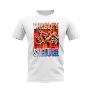 Wesley Sneijder Holland Bootleg T-Shirt (White)