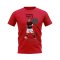 Francesco Totti Roma Graphic T-Shirt (Red)