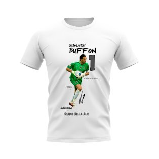 Gianluigi Buffon Juventus Graphic T-Shirt (White)