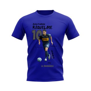 Juan Riquelme Boca Juniors Graphic T-Shirt (Blue)