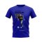 Juan Riquelme Boca Juniors Graphic T-Shirt (Blue)