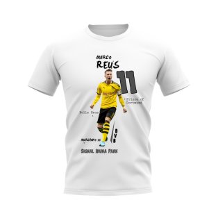 Marco Reus Borussia Dortmund Graphic T-Shirt (White)