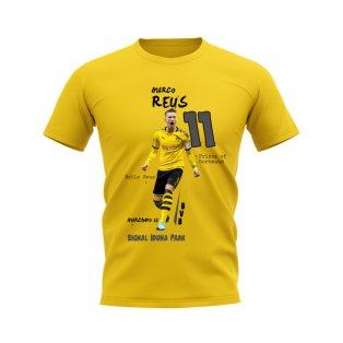 Marco Reus Borussia Dortmund Graphic T-Shirt (Yellow)