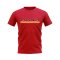 Frank Beckenbauer Germany Design T-Shirt (Red)