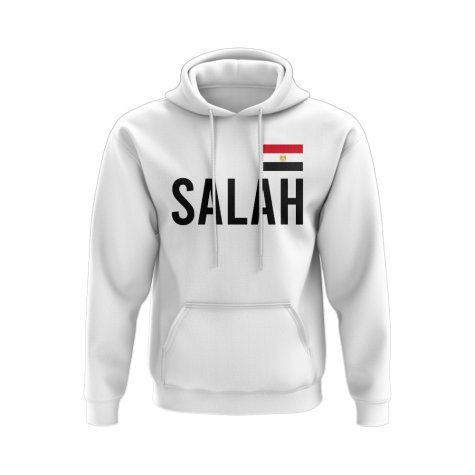 Mohamed Salah Egypt Name Hoody (White)