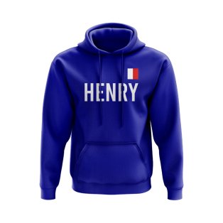 Thierry Henry France Name Hoody (Blue)