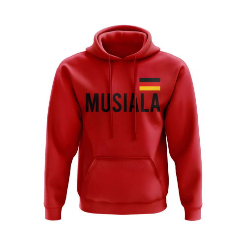 Jamal Musiala Germany Name Hoody (Red)