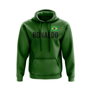 Ronaldo Brazil Name Hoody (Green)