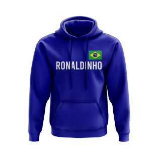 Ronaldinho Brazil Name Hoody (Blue)