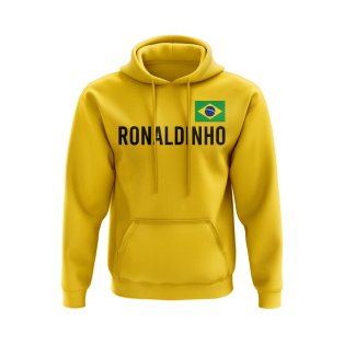 Ronaldinho Brazil Name Hoody (Yellow)