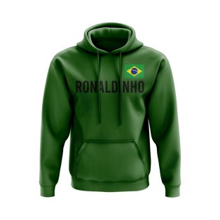 Ronaldinho Brazil Name Hoody (Green)