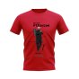 Sir Alex Ferguson Manchester United Graphic T-Shirt (Red)